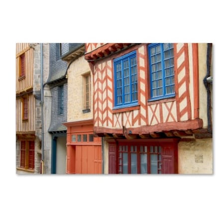 Cora Niele 'Historic Houses Of Vitre' Canvas Art,12x19